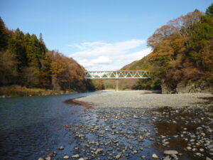 上路式ワーレントラス橋